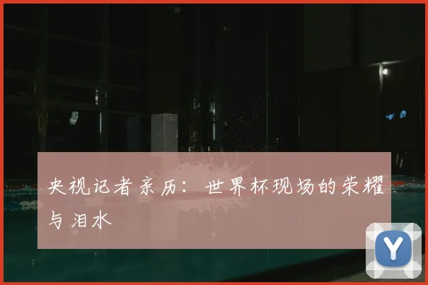 央视记者亲历：世界杯现场的荣耀与泪水